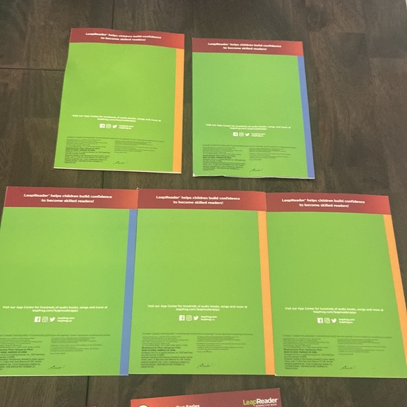 Leap Frog Leap Reader Tag Paperback Books Lot Of 7 short and long vowels - Picture 16 of 17